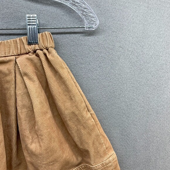 Crewcuts Everyday A-Line Pleated Corduroy Skirt Girls 6/7 School Uniform Khaki - Picture 5 of 15